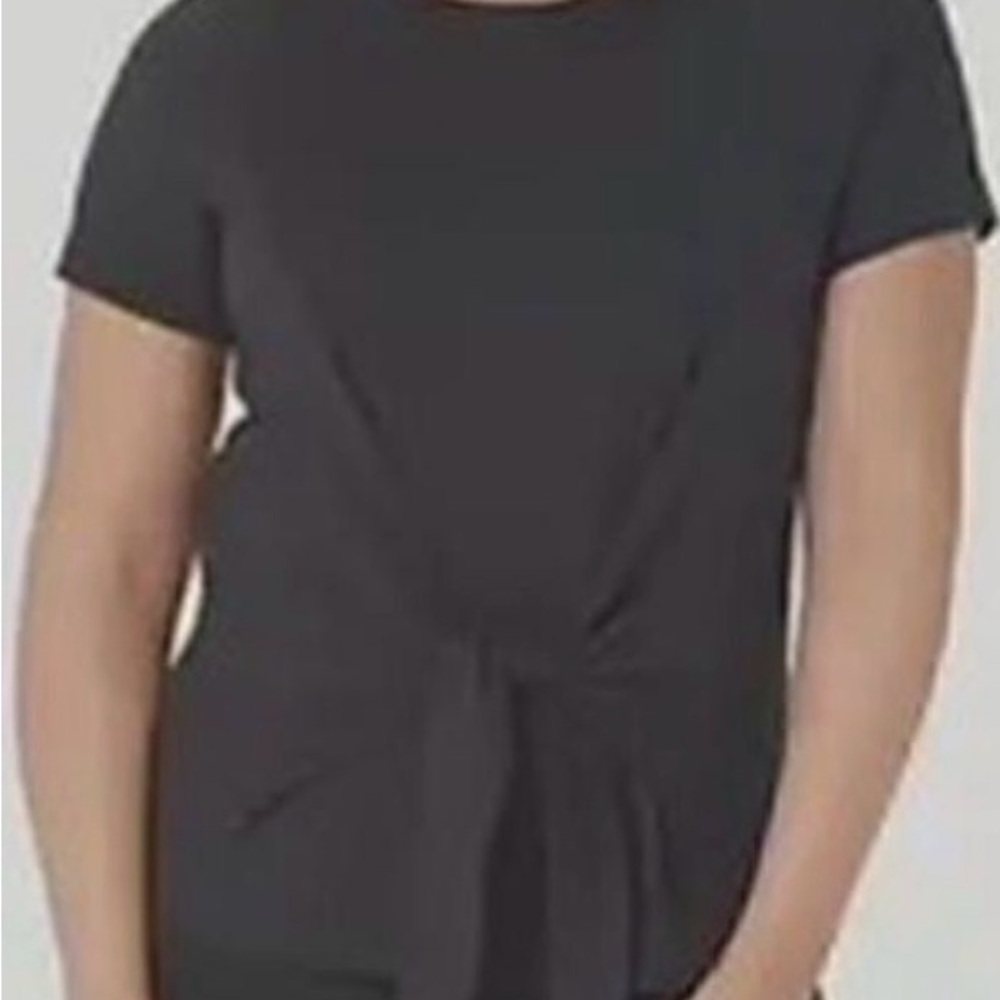 AnyBody Black Short Sleeve Top